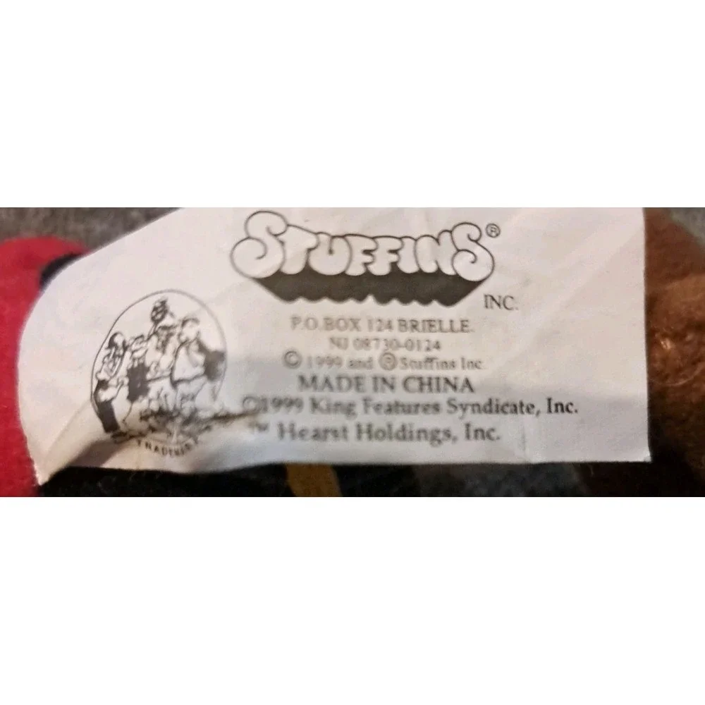 Vintage 1999 Stuffins King Features Olive Oyl Plush - 9 inches